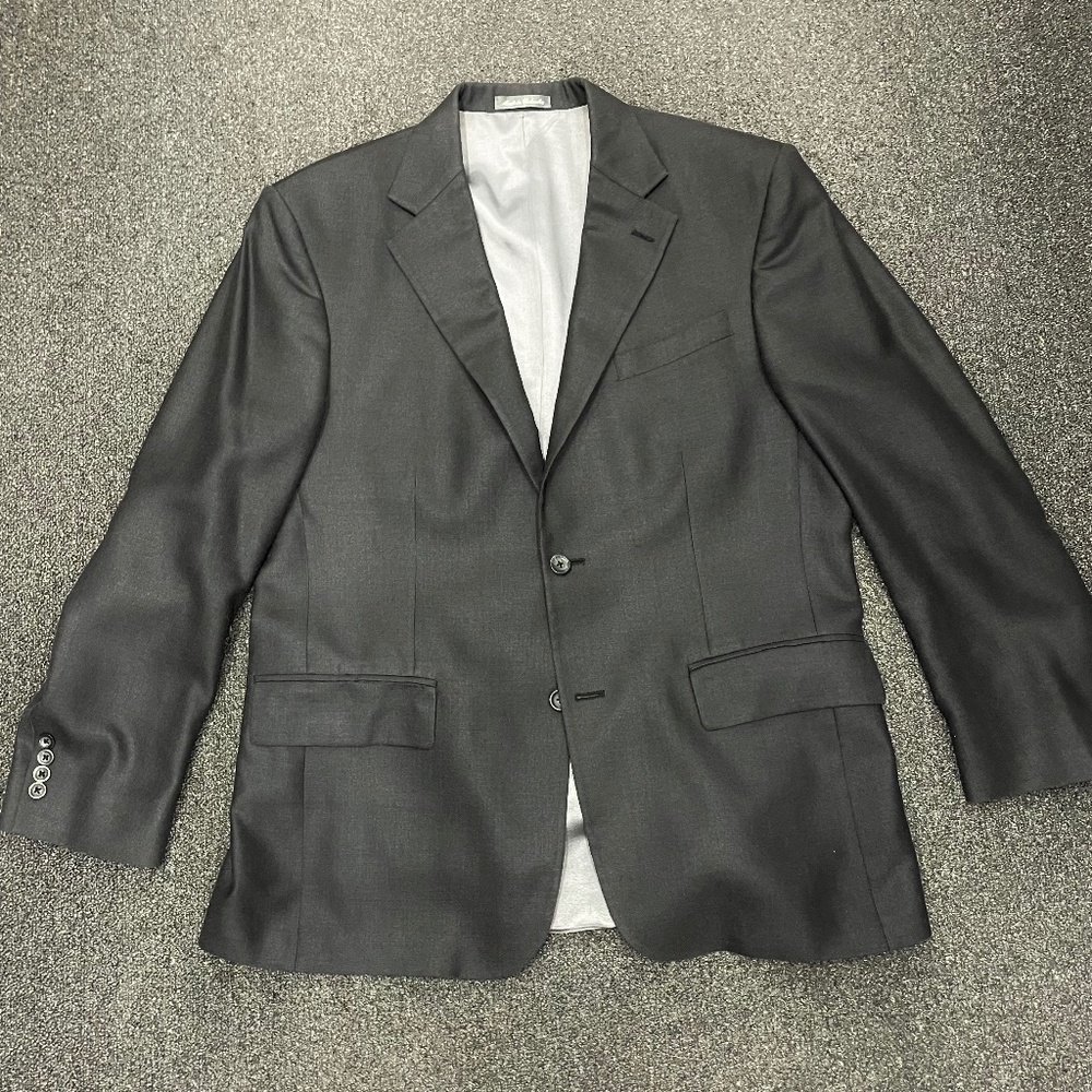 Oscar De La Renta Suit 42R Blazer Wool Silk Men’s